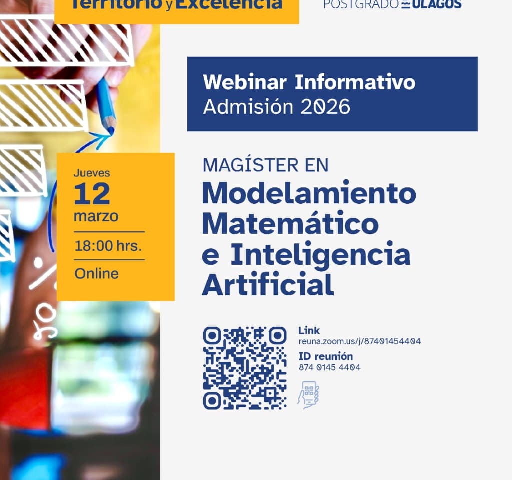Webinar informativo del Magíster en Modelamiento Matemático e Inteligencia Artificial